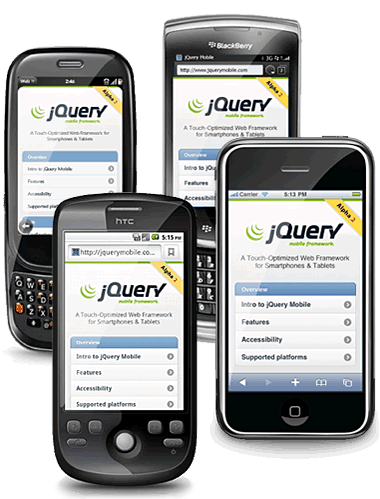 jQuery Mobile: Touch-Optimized Web Framework for Smartphones & Tablets